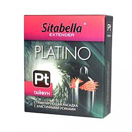 Насадка стимулирующая Sitabella Extender Platino Тайфун 1422