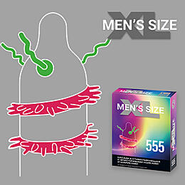Насадка стимулирующая MEN*S SIZE XL 555