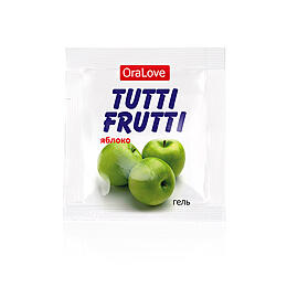 Гель TUTTI-FRUTTI ЯБЛОКО серии OraLove одноразовая упаковка 4 г  арт. LB-30010t