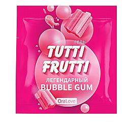 Интимный гель TUTTI-FRUTTI BUBBLE GUM 4 г  арт. LB-30021t