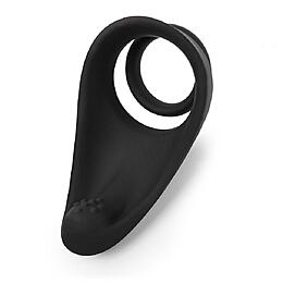 Двойное эрекционное кольцо. черный арт. SEM - 55215