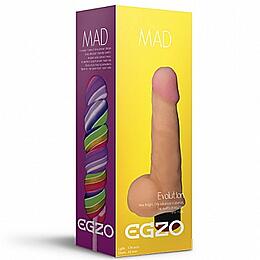 ВИБРАТОР РЕАЛИСТИК "EGZO LOLLIPOP" L 176 мм D 42 мм киберкожа, арт. V004