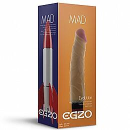 ВИБРАТОР РЕАЛИСТИК "EGZO RAKETA" L 205 мм D 42 мм киберкожа, арт. VNS004