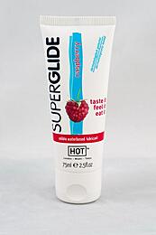 Гель лубрикант SUPERGLIDE RASPBERRY с ароматом малины на водной основе, 75 мл, арт. 44118
