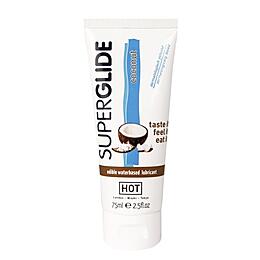ГЕЛЬ ЛУБРИКАНТ  "SUPERGLIDE COCONUT" С АРОМАТОМ КОКОСА НА ВОДНОЙ ОСНОВЕ, 75 мл, арт. 44116