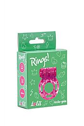 МС 0114-83Lola Эрекционное кольцо с вибрацией Rings Axle-pin pink
