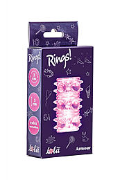 МС 0115-11Lola Насадка на пенис Rings Armour pink
